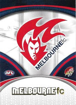 2007 Select AFL Supreme #112 Melbourne Demons Front